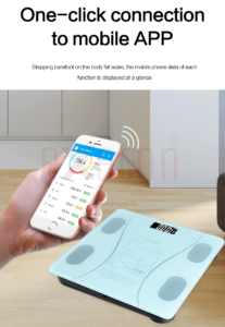 EXETON Smart Bluetooth Body Weighing Scale